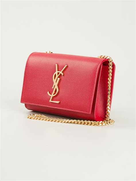 ysl small red bag|saint laurent crossbody shoulder bags.